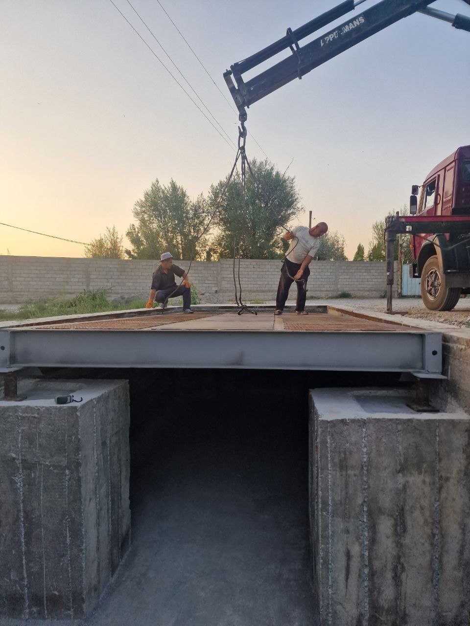 Автовесы цементного терминала